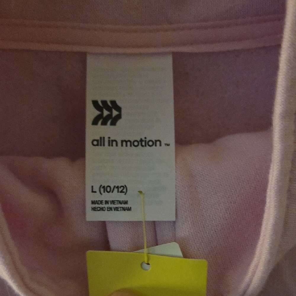 All in Motion Light Pink Quarter-Zip Sweatshirt - Picture 4 of 6